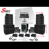 Full Set Stage Audio Line Array Speaker 