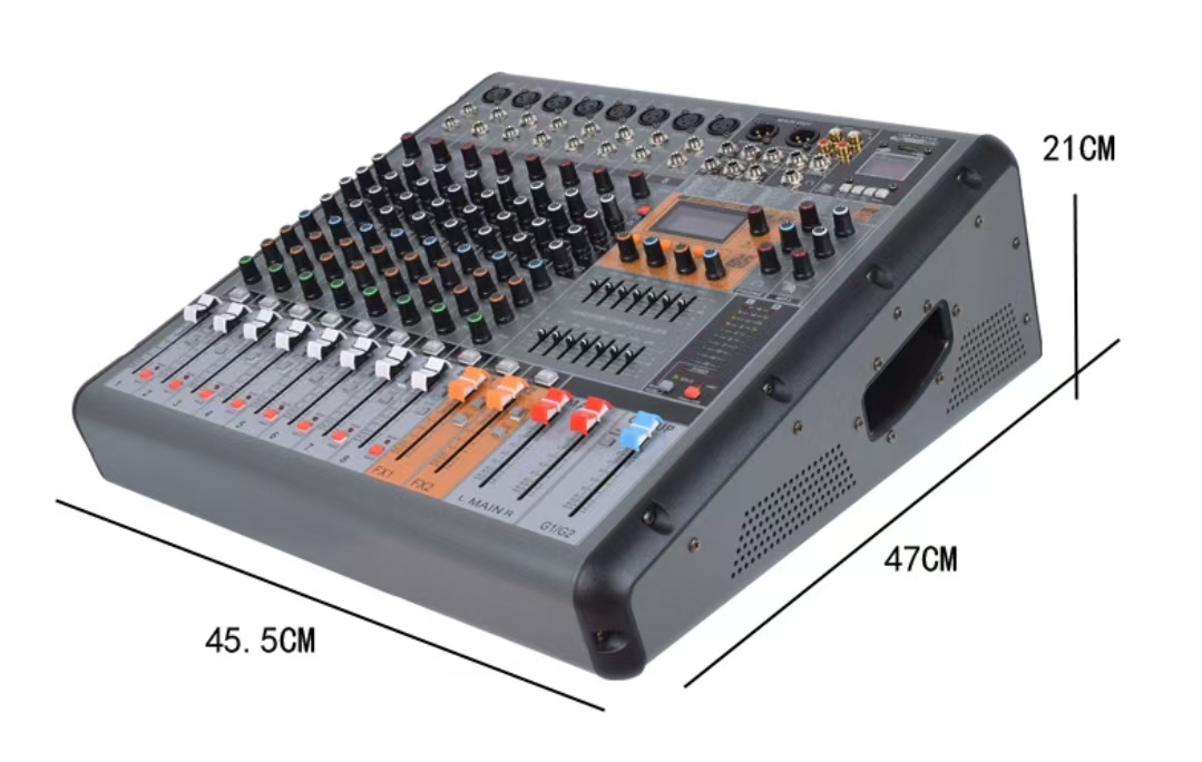 PM-8A Active Mixer for Stage Amplifier 