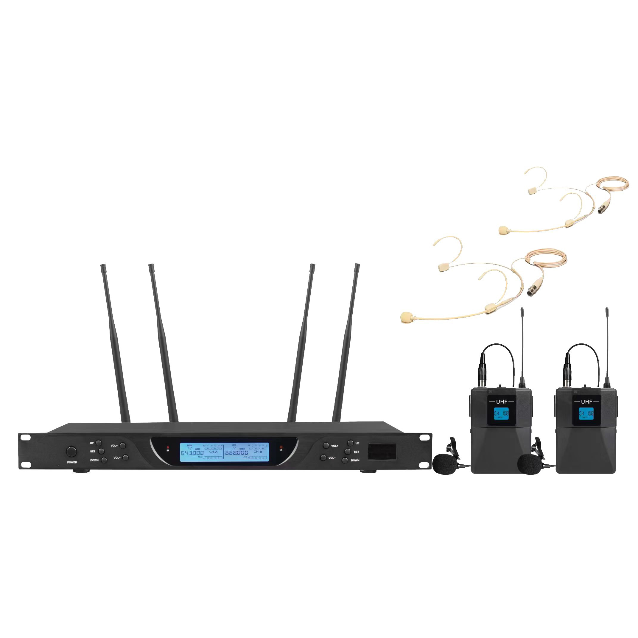 S-688 Single Channel High Power Wireless Microphone Active Line Array