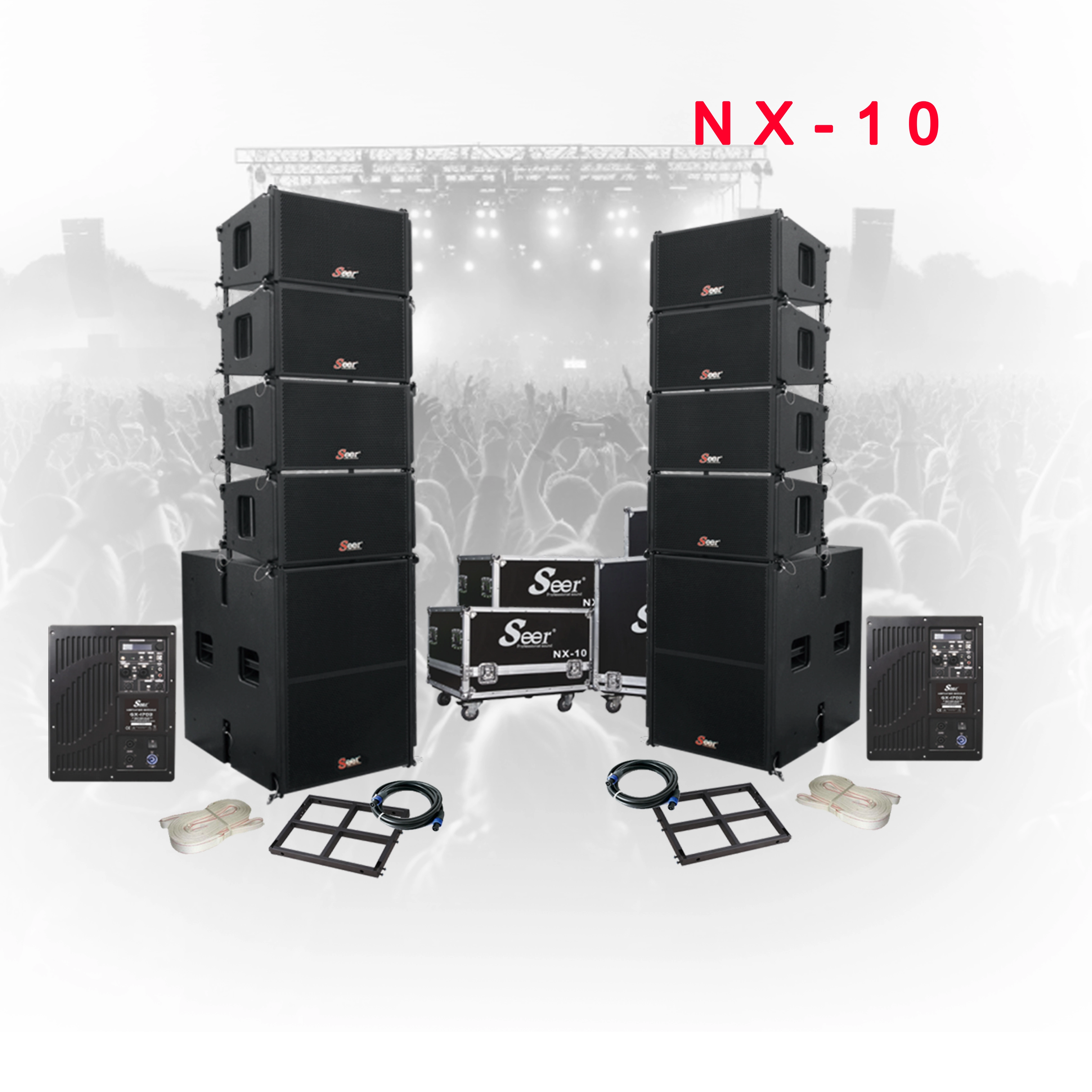 Full Set Stage Audio Line Array Speaker 