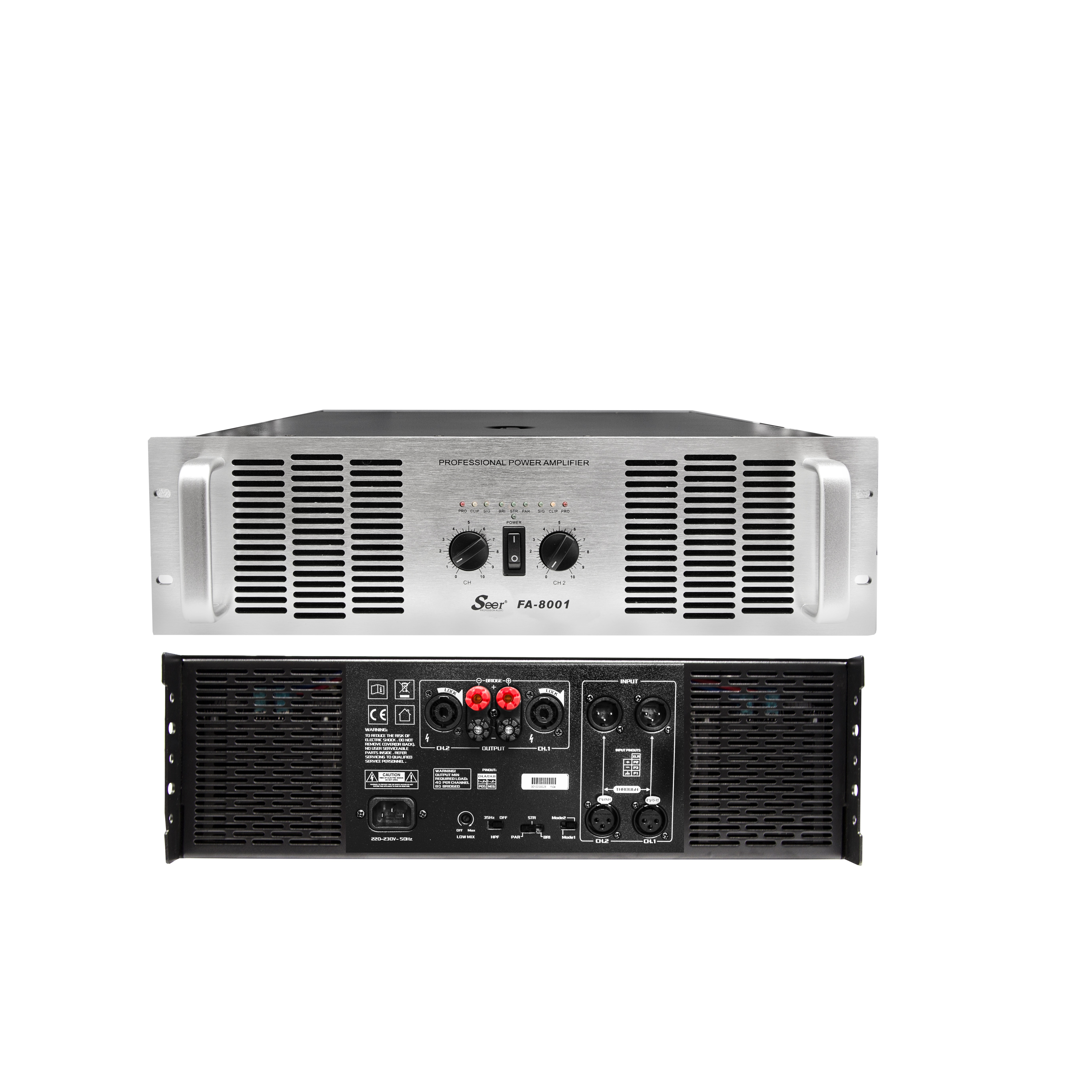 FA Series Professional Audio Bluetooth Power Amplifier 2-Channel Stereo